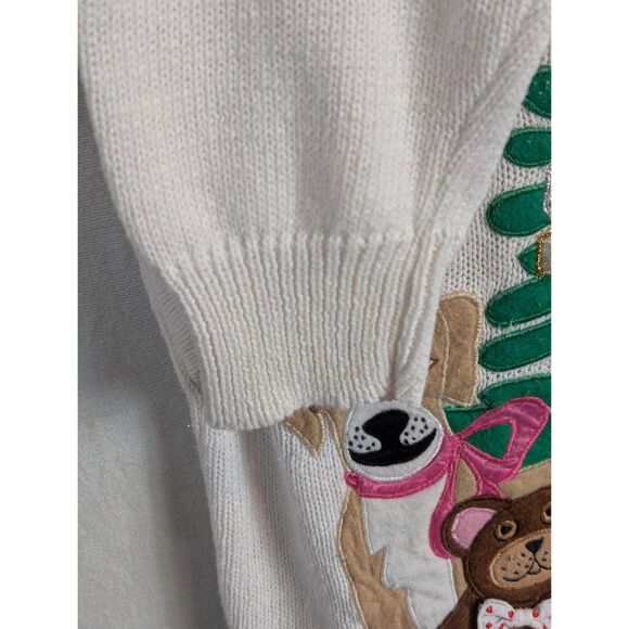 Vintage Bonnie Boerer & Company Collard Christmas Sweater Women's Size Small - Picture 13 of 15